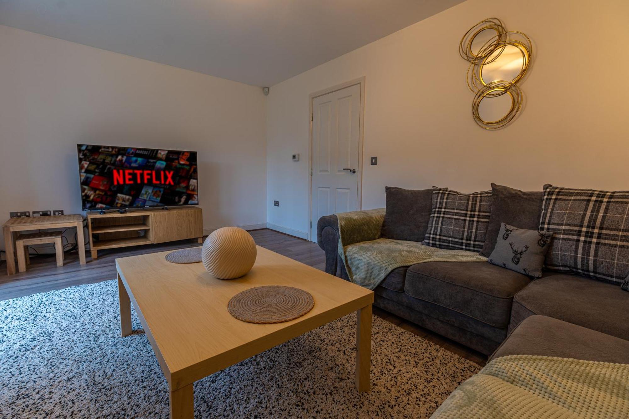 Cosy Modern 3-bed Near Etihad, Coop Arena - Ao Arena And Center Ferienhaus Manchester